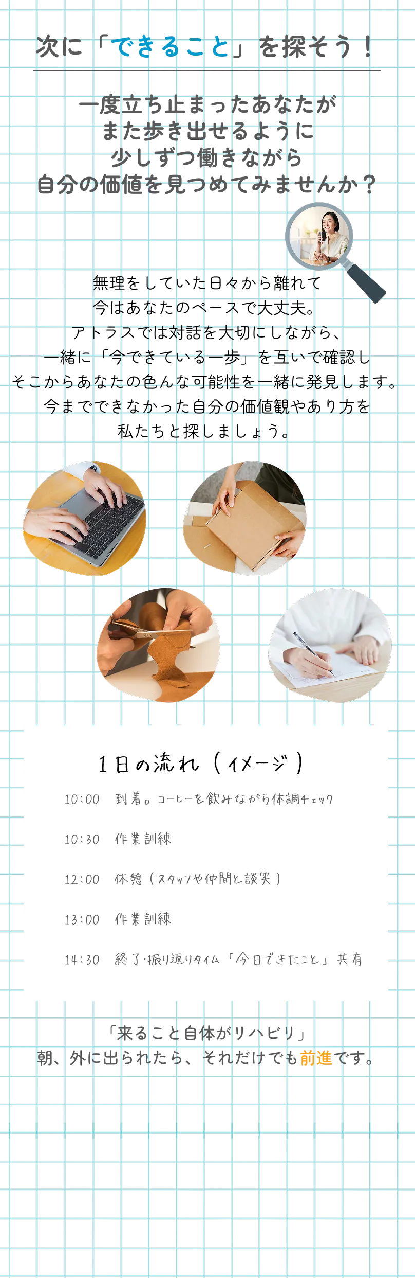 作業内容・1日の流れ